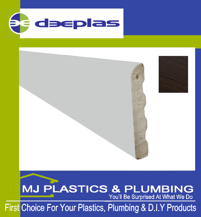 Deeplas Castellated Architrave 40mm x 6mm - Rosewood